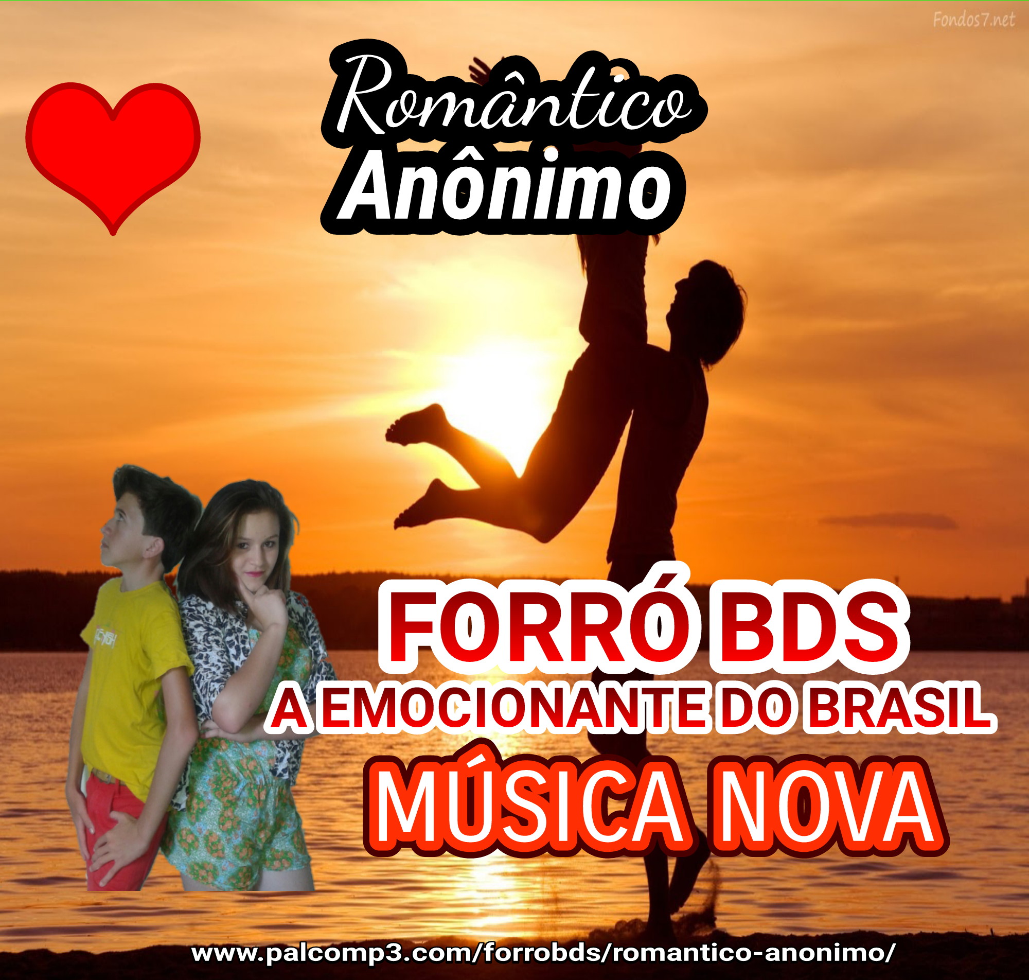 ROMANTICO ANONIMO - FORRÓ BDS (LETRAS)